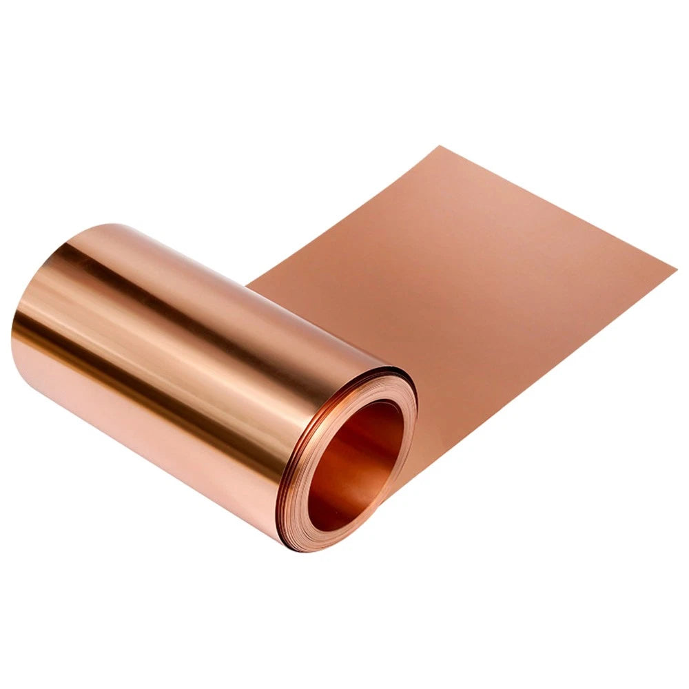 Copper Sheet Metal Guillotine Cut 0.1mm-0.8mm Thick,300mm x 300mm Copper Plate