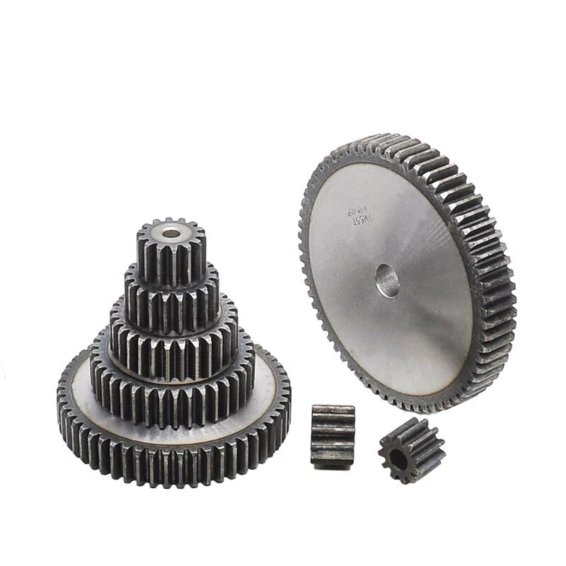 2.5 Mod Spur Gear 10T - 40T Flat Gear 45 Steel Transmission Gears OD 30-105mm