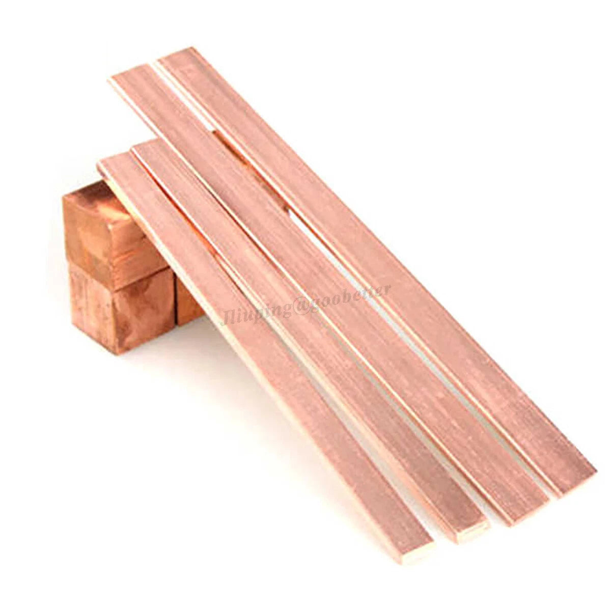 T2 Copper Flat Bar Square Sheet Plate Solid Strip 200mm Long-Width 10mm-120mm