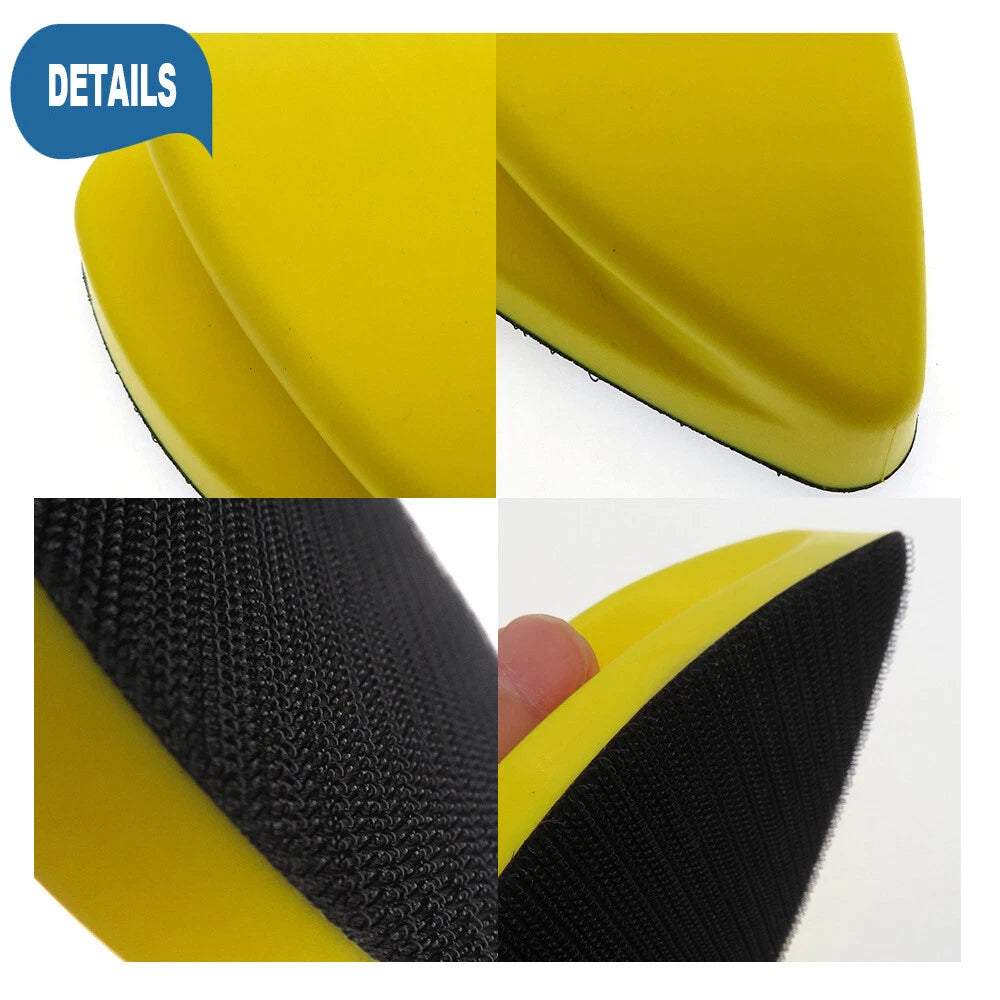 Rectangular & Triangular Hand Sanding Blocks — PU Foam Hook & Loop Pads for Sandpaper and Polishing
