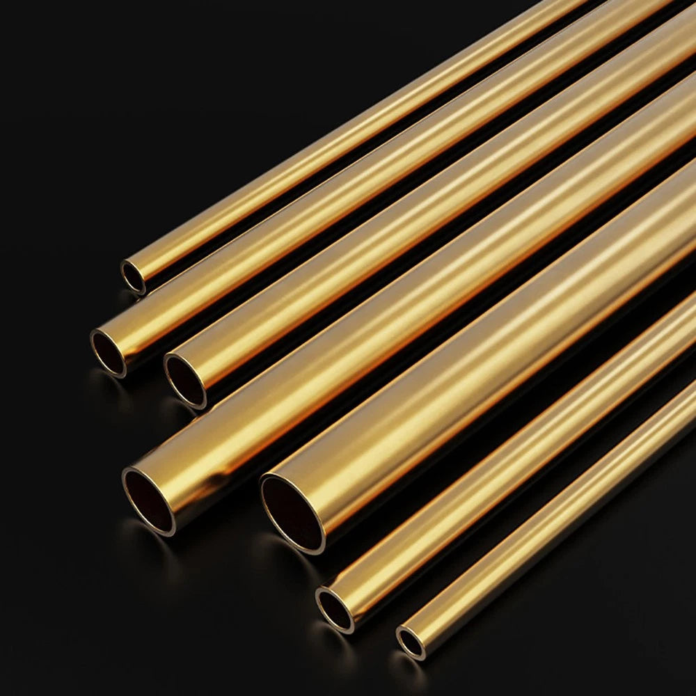 Seamless Brass Round Tube – Thick Wall, OD 13–35mm × 500mm