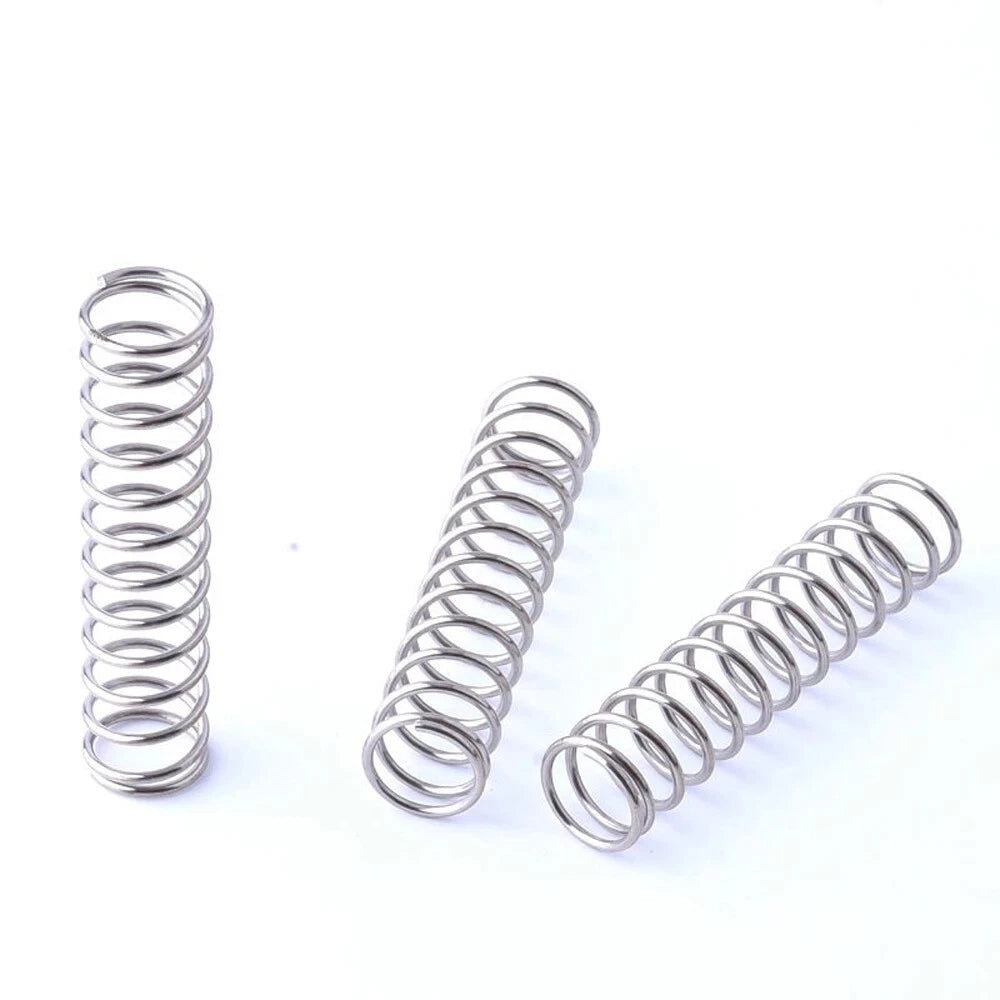 Compression Spring Wire Dia 0.7mm Zinc Plating Pressure Springs OD 5mm-12mm