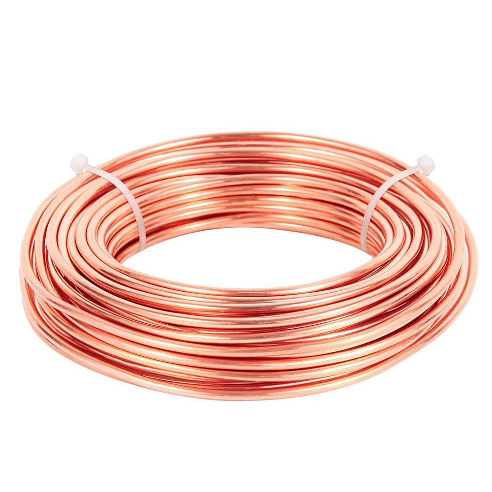 Pure Copper Wire Solid Bare Round 0.2mm - 5.5mm Jewelry Making Craft Uncoated