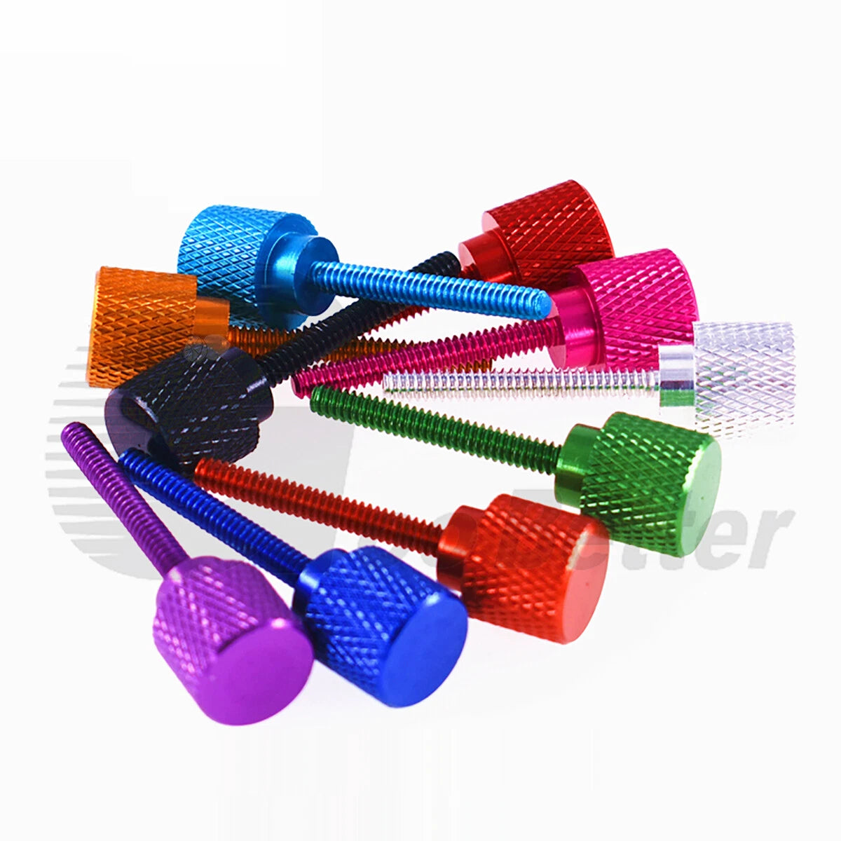 M3 M4 Aluminum Knurled Thumb Screws with/without Spring Buffer — Shock Absorber Bolts