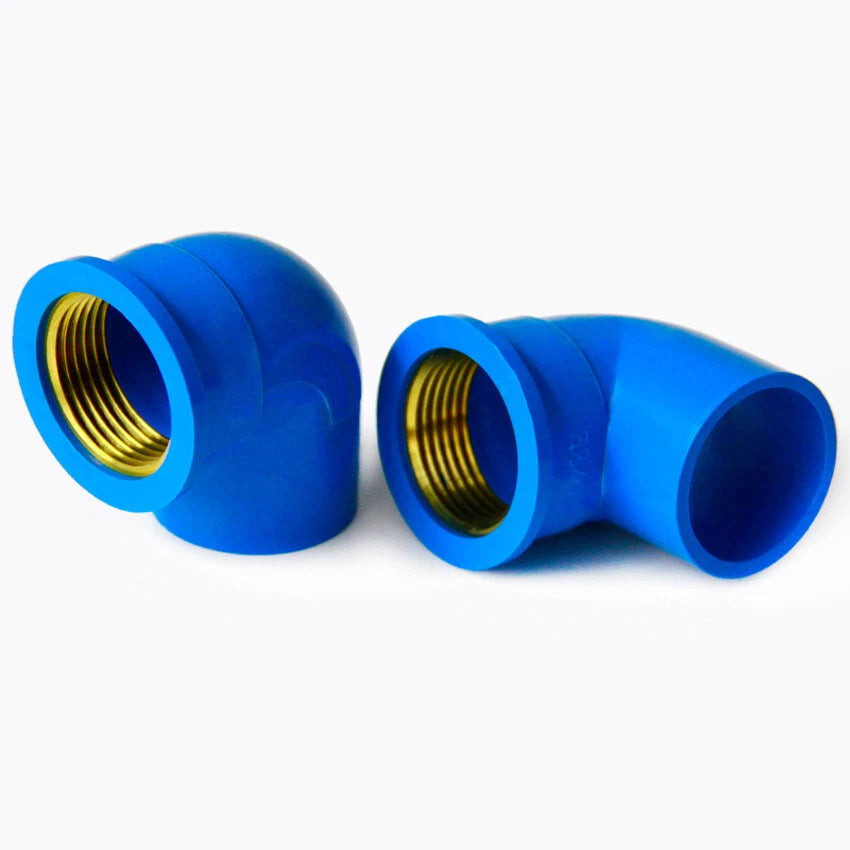 Brass Female Threaded Elbow Fittings for PVC Water Supply Pipe — 20mm to 32mm