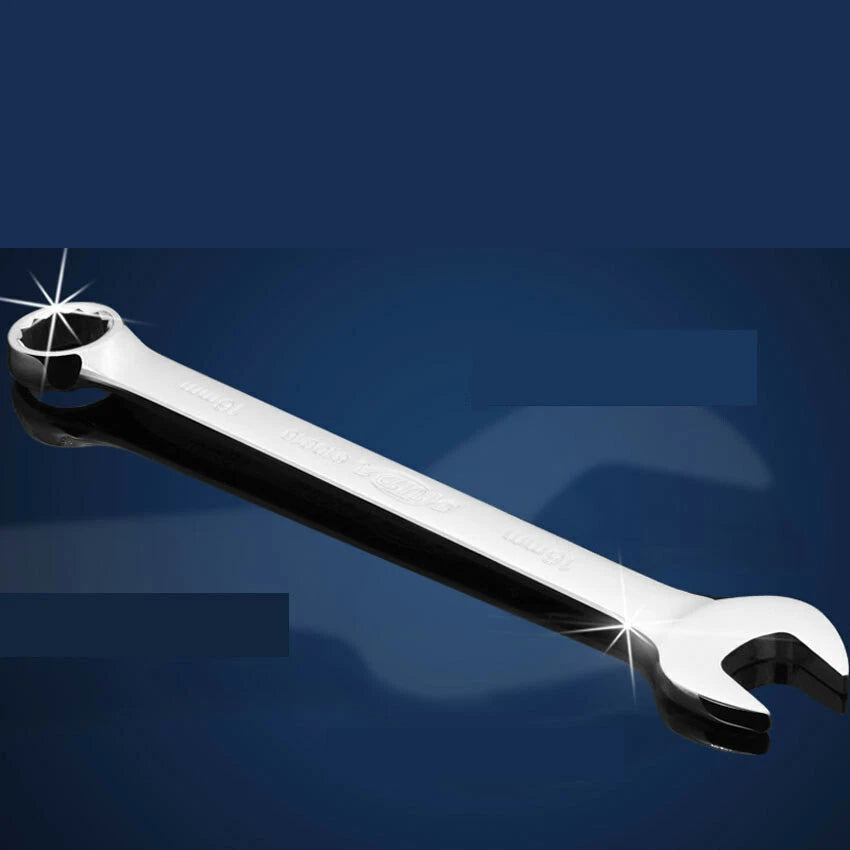 7-36mm Combination Spanner Metric Gear Spanner Wrench Open End & Ring Fixed Head