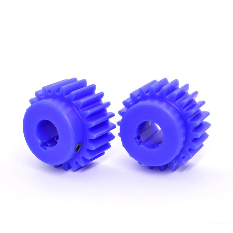 2 Module 2M Nylon Spur Gear 15-30T Bore 5-25mm Pinion Gear With Step Motor Gears
