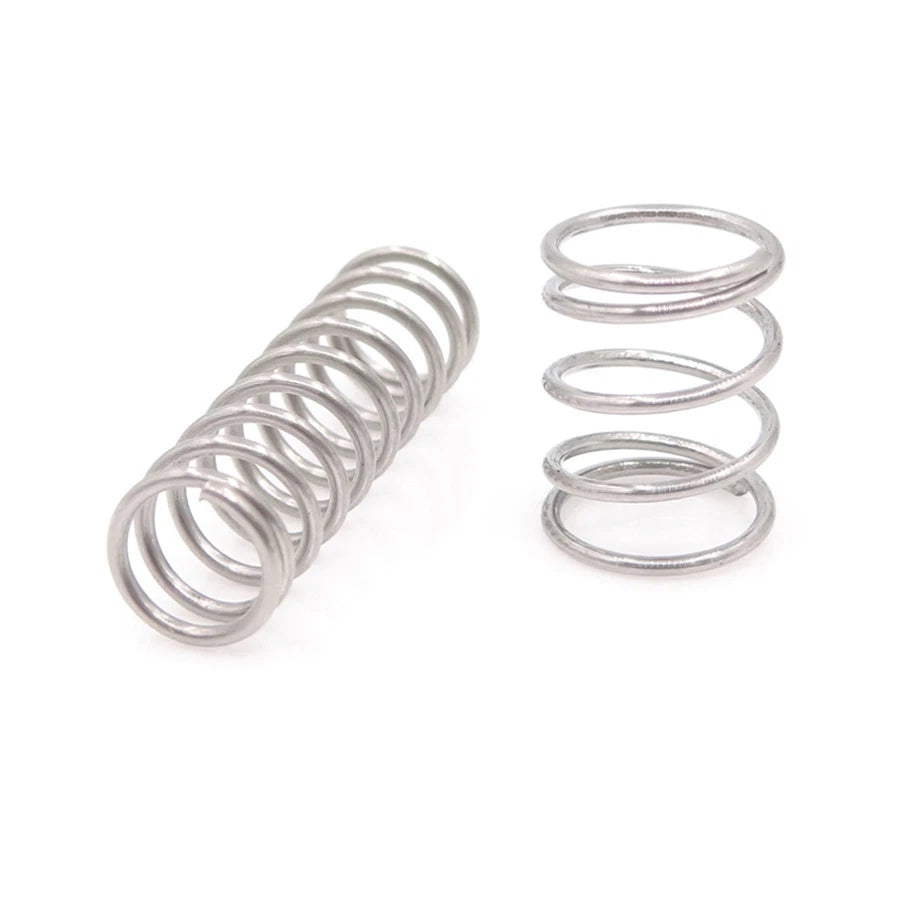 0.8mm Wire Dia Compression Spring 5-12mm Outer Dia 10-50mm Long Stainless Steel