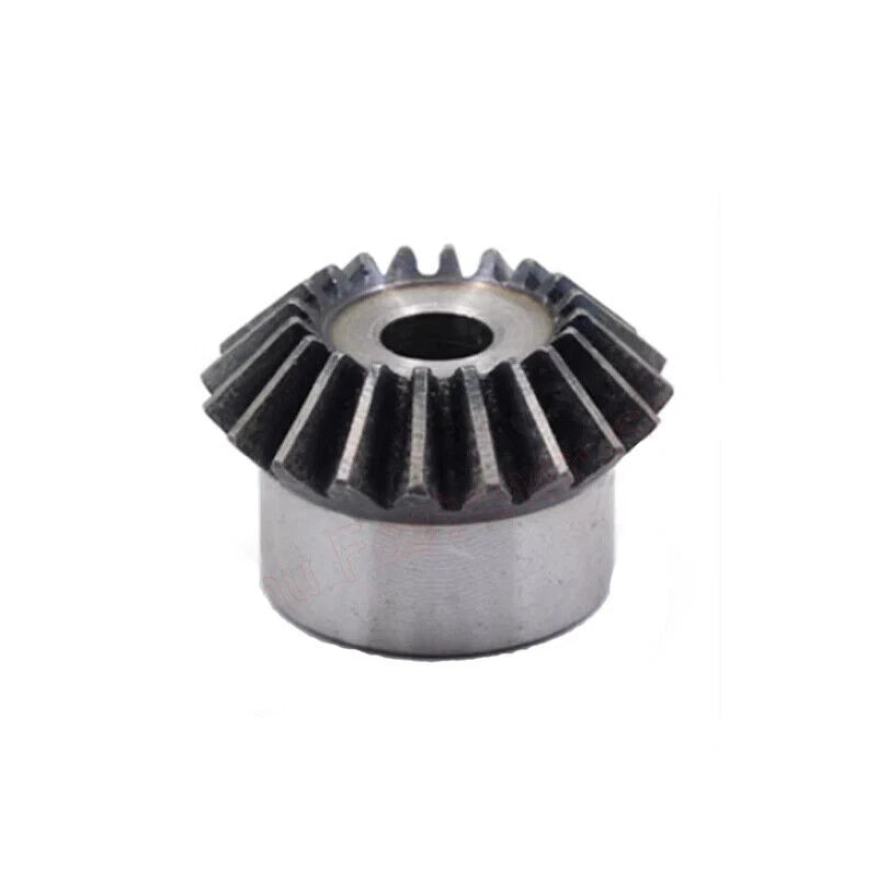 1M 1.5M 2M Bevel Gear 15 - 20 Teeth 1:1 90° Meshing Angle 45# Steel Drive Gear
