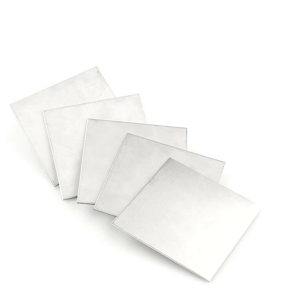 Stainless Steel Plate Sheet 0.01mm to 1mm, 100x100, 100x300, 200x300, 300x300mm