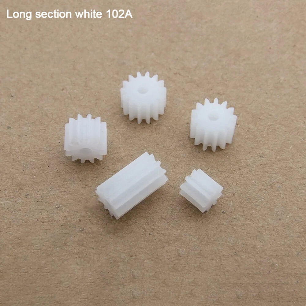 Main shaft Pinion Gear 0.5 Module Toy Helical Parts Model DIY Plastic Gears Hole