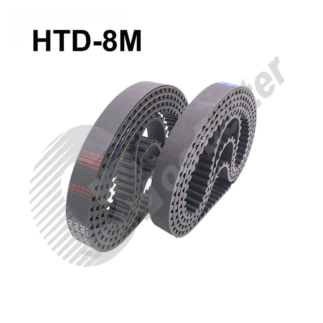 HTD 8M Timing Belt 30mm Wide — Closed Loop Synchronous Drive Belt, 1200–4400mm Perimeter