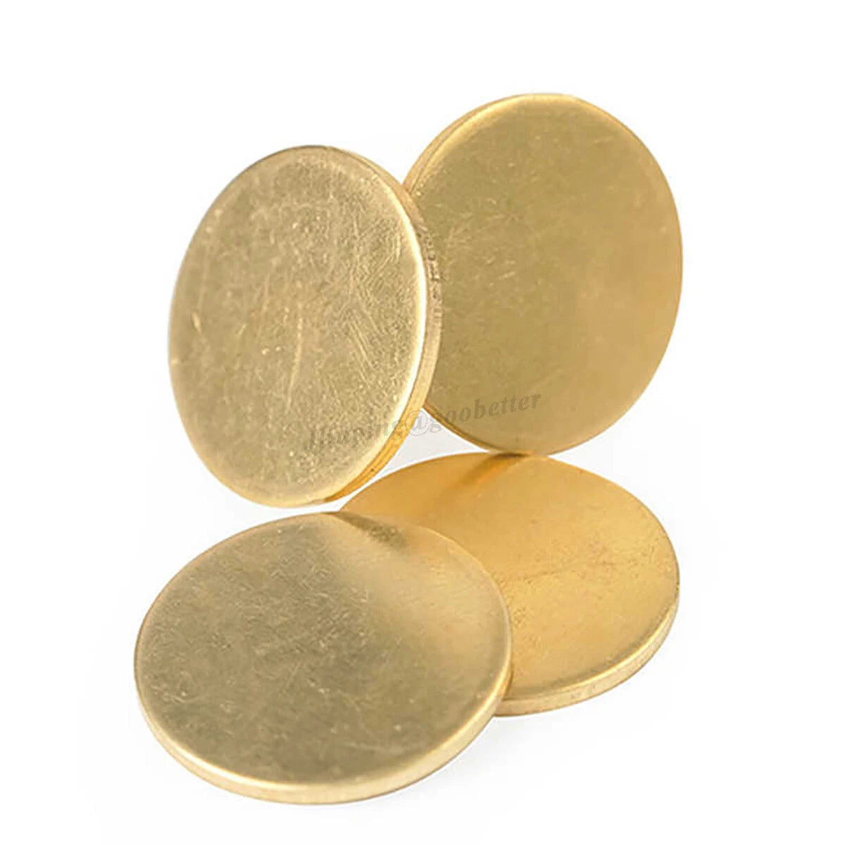 H62 Brass Discs Solid Round Sheets Plate Dia 10 15 20 25 30 35 40 45 50 55~100mm