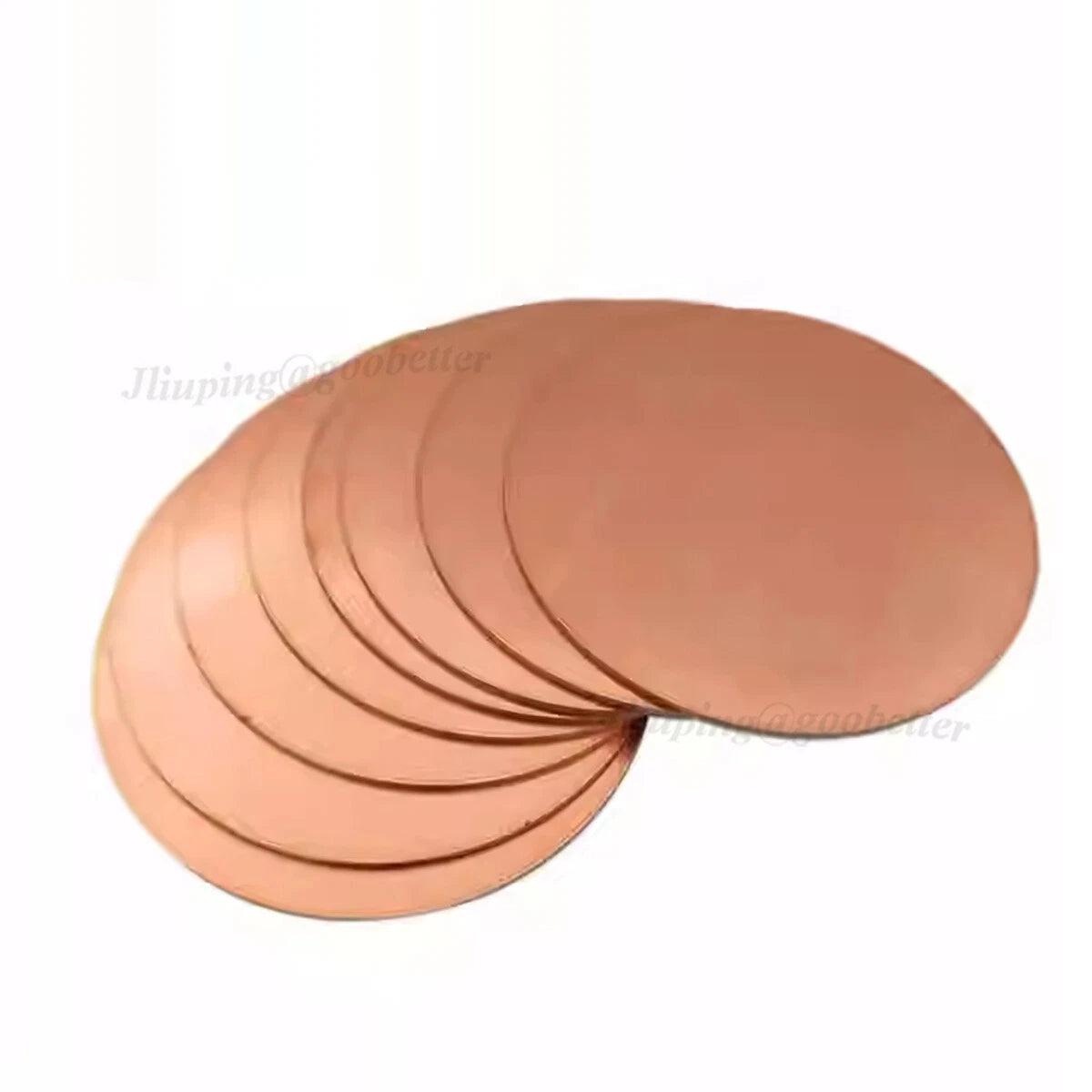 T2 Copper Discs Solid Round Sheet Plate Thick 2/2.5/3/3.5/4/5/6mm Dia 10mm-300mm