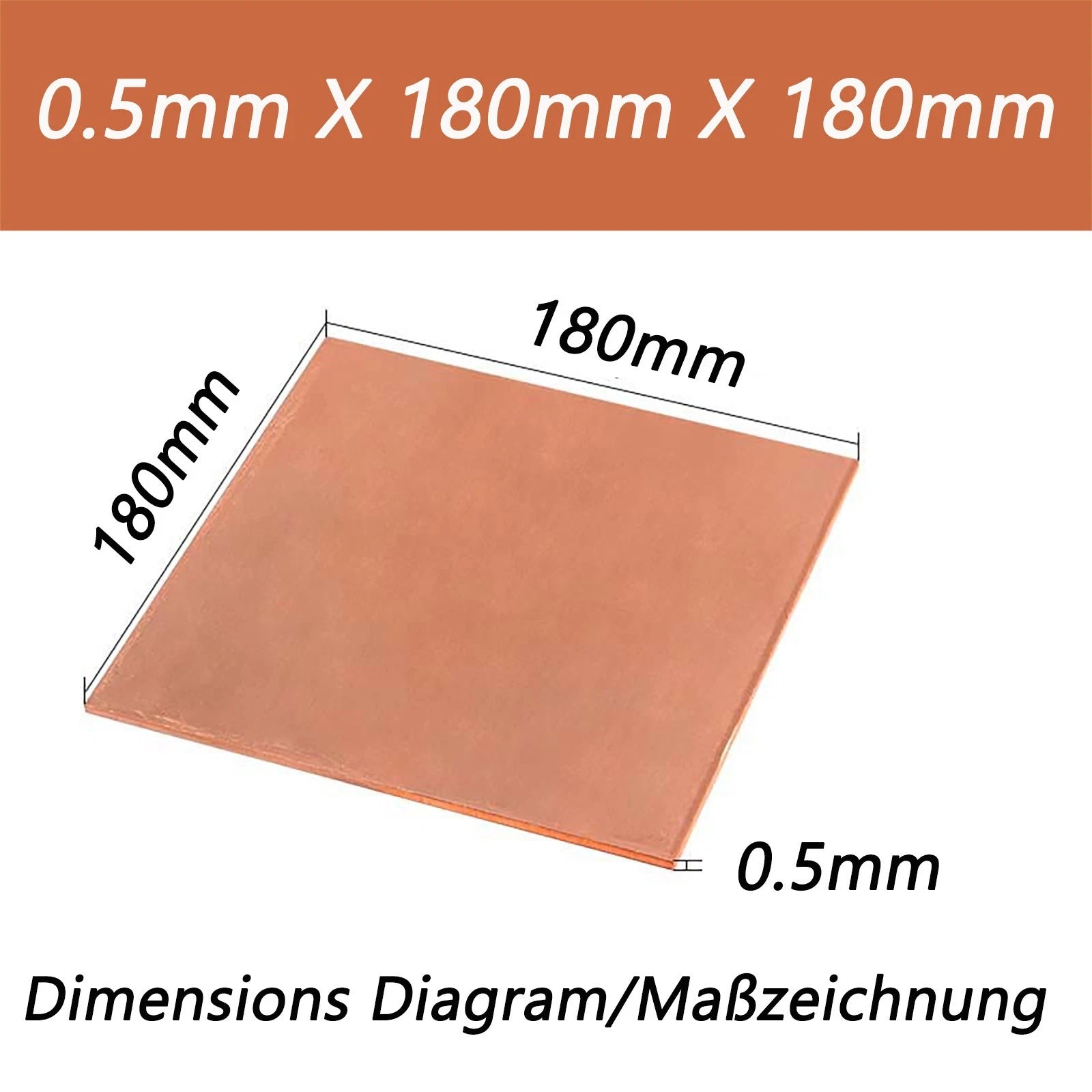 Copper Sheet Copper Plate T2 99.9% Cu 0.2mm 0.3mm 0.5mm 0.6mm 0.8mm 1mm Thick