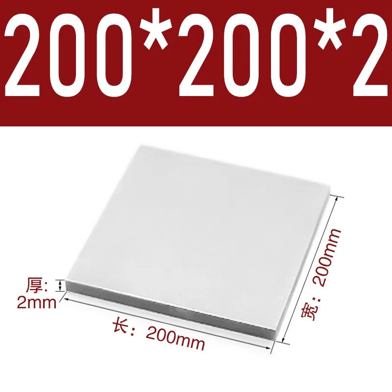 304 Stainless Steel Sheet Plate 0.3mm 0.5mm 0.8mm 1mm 2mm 3mm 4mm 5mm Thick