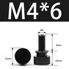 M3 M4 Anodized Aluminum Thumb Screws — Knurled Head Hand Bolts for PC Case, Fishing Rigs & DIY Projects