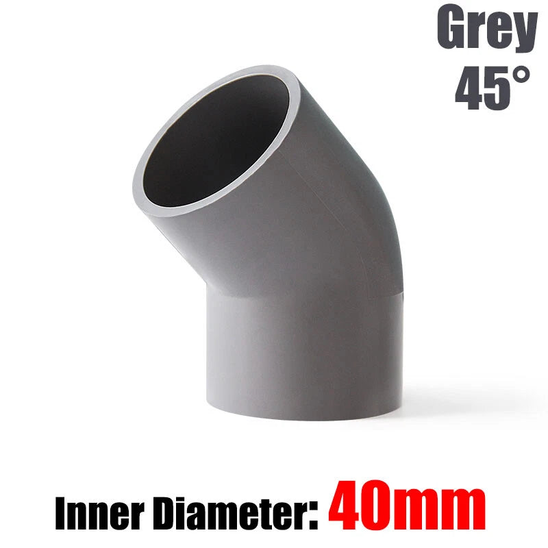 PVC 3 4 5 6-Way Elbow Connector Direct Pipe Fittings 20-110mm White Blue Grey