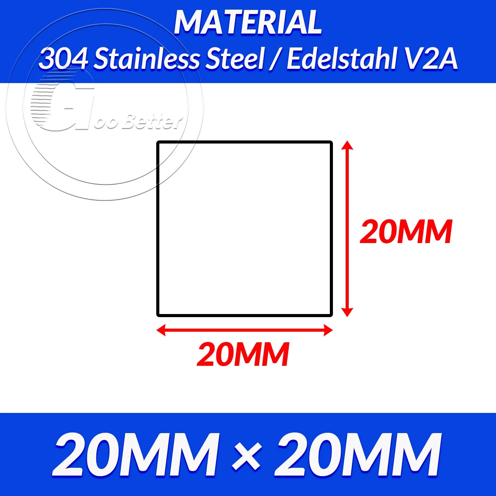 304 A2 Stainless Steel Flat Bar Metal Plate Strip Width 10MM-80MM Length 100MM