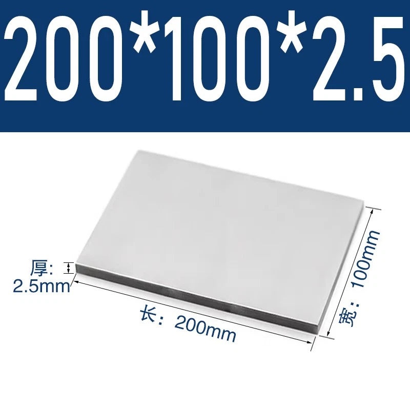 304 Stainless Steel Sheet Plate 0.3mm 0.5mm 0.8mm 1mm 2mm 3mm 4mm 5mm Thick