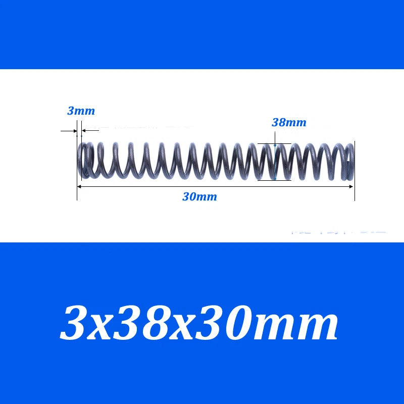 Compression Spring 30-40mm Diameter & 20-100mm Length Pressure Big 3mm Wire Dia