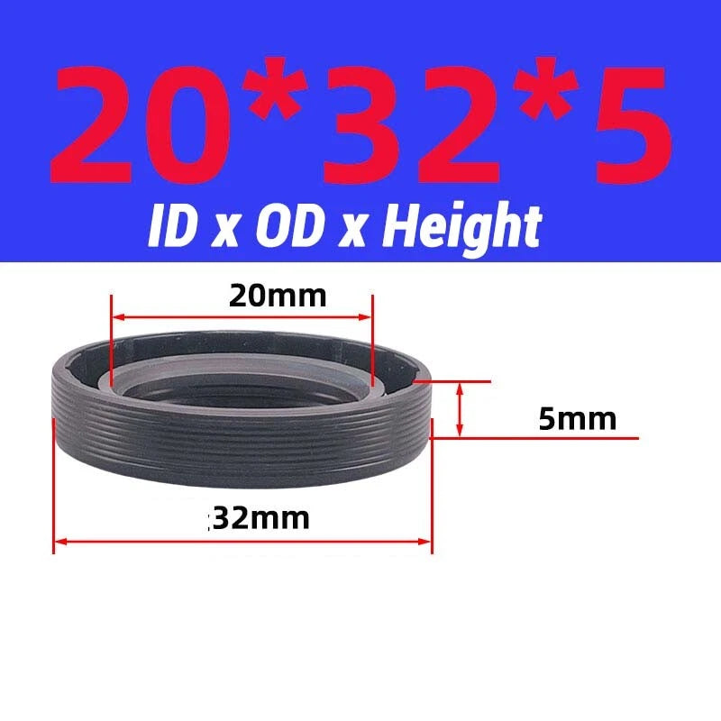Oil Seal Metric Size Rotary Shaft Seal ID 8-38 mm TC FB Skeleton Oil Seal Rings