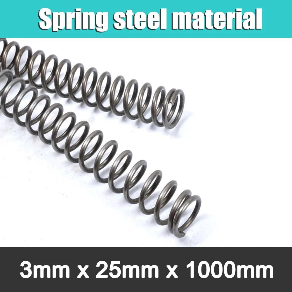1000mm length Spring Stee Wire 0.3mm-6mm ,OD 6mm-60mm Compression Spring 1 Meter