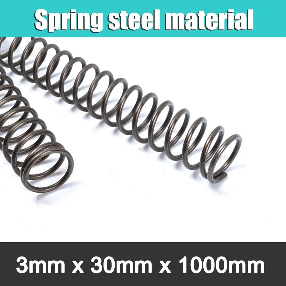 1000mm length Spring Stee Wire 0.3mm-6mm ,OD 6mm-60mm Compression Spring 1 Meter