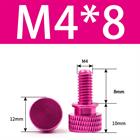 M3 M4 Anodized Aluminum Thumb Screws — Knurled Head Hand Bolts for PC Case, Fishing Rigs & DIY Projects