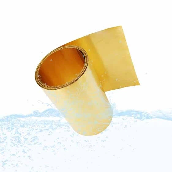 0.01-0.05mm Thick Brass Foil Band Copper Sheet Metal Fine Plate Strip 300mm Wide