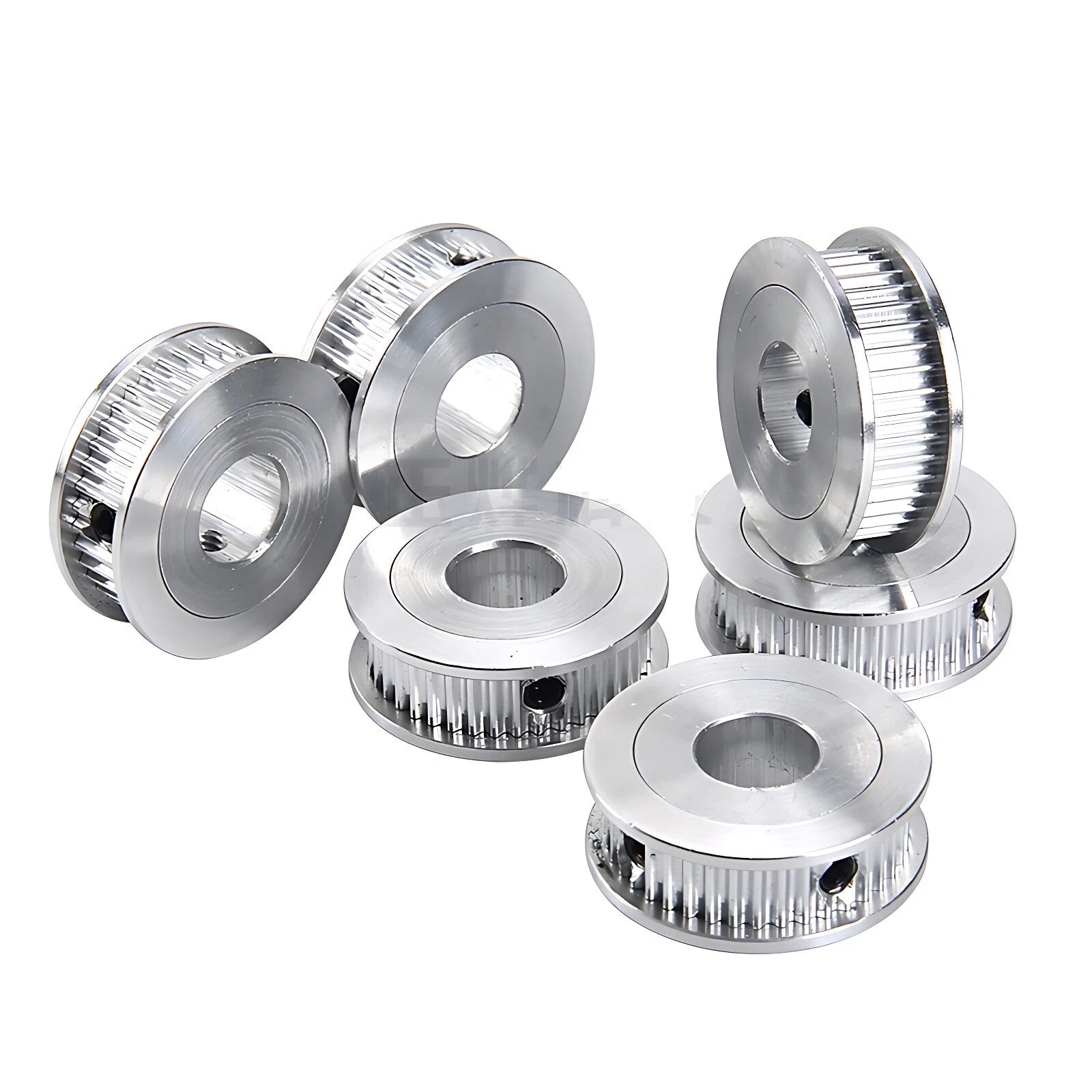 GT2 Timing Belt Pulley Synchronous Wheel 20T-80T Teeth Width 7mm Bore 3mm-15mm