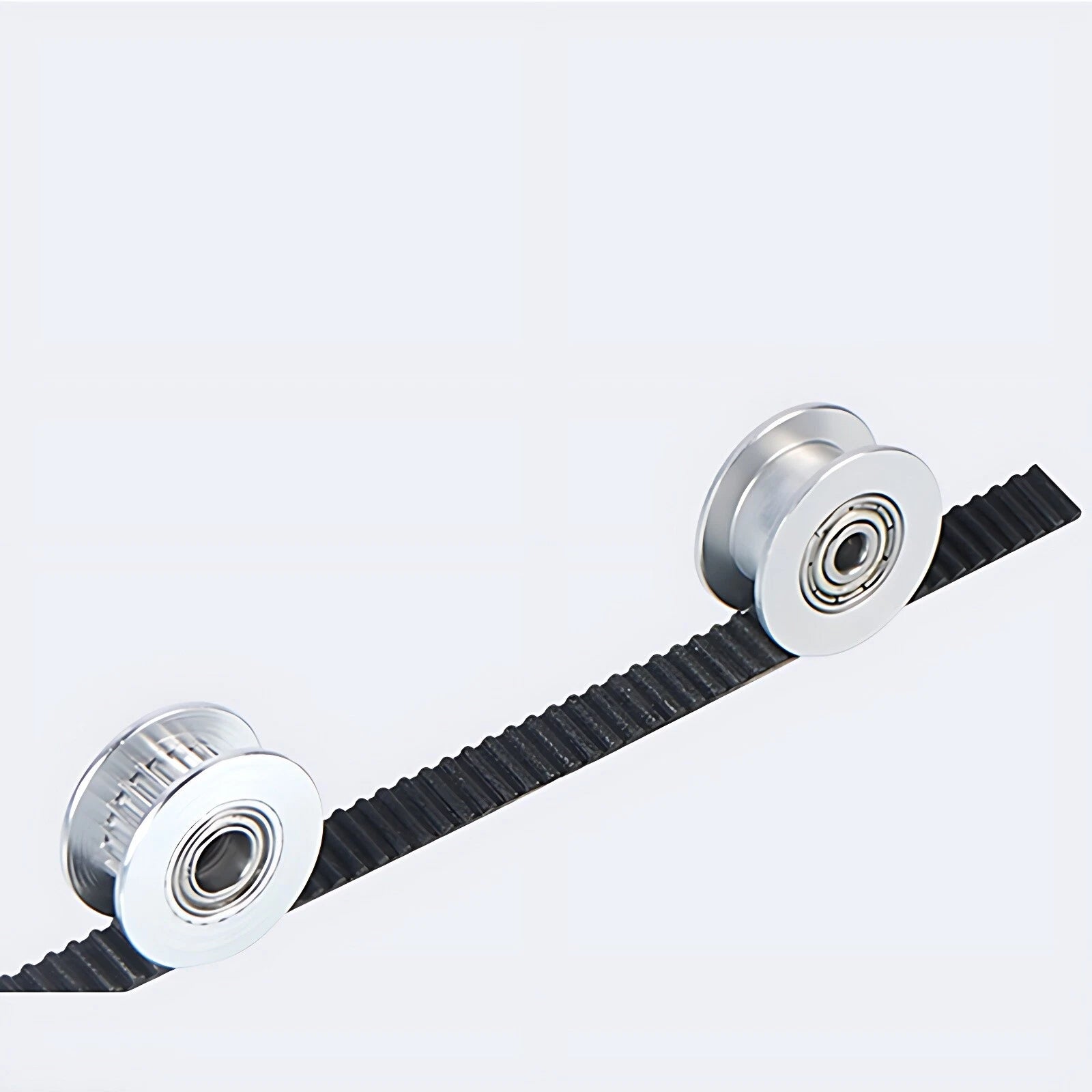 GT2 6mm/10mm Timing Belt Smooth/Toothed Tooth Idler Drive Pulley 12-60 Bore 3-15