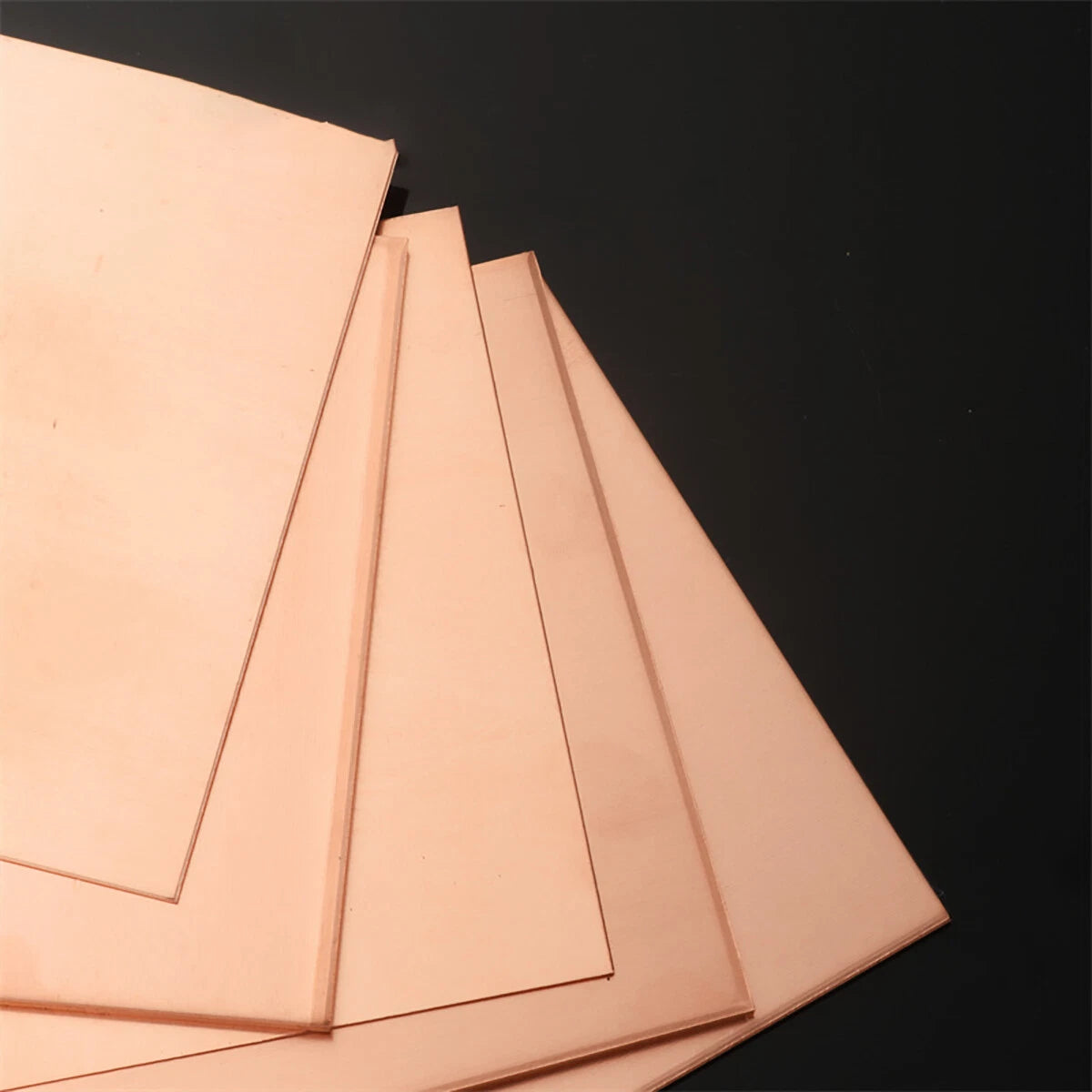 2PCS 0.5 x 460 x 520 mm 99.9% Pure Copper Cu-ETP Metal Sheet Plate