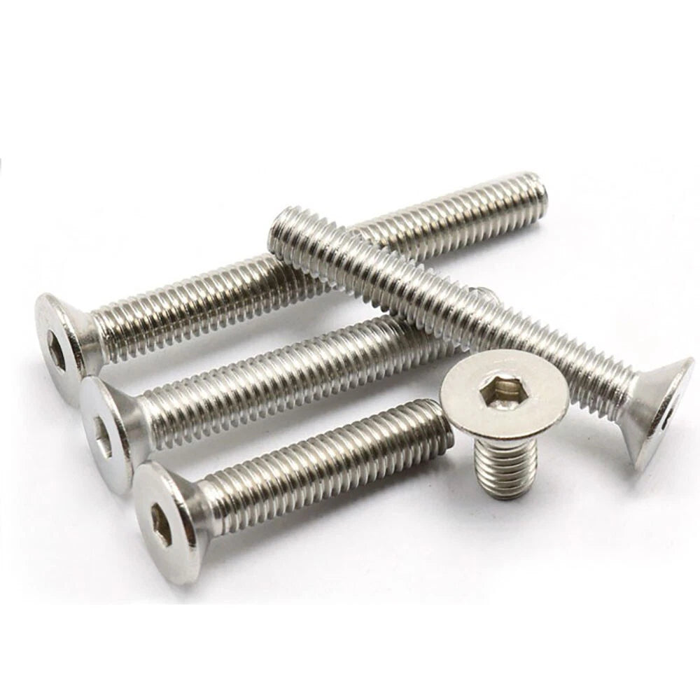 UNC A2/304 Stainless Steel Countersunk Socket Cap Machine Screws - Allen Drive Bolts