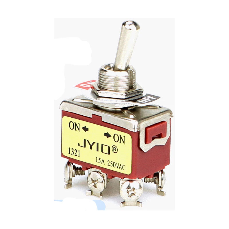 E-TEN Miniature Toggle Switch 240V – ON/OFF/ON SPDT 3-Position for Boat, Car & Model