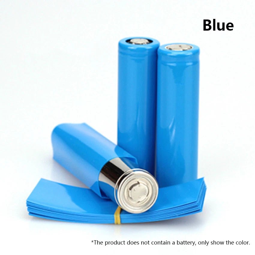 60mm PVC Heat Shrink Tubing for 18650 Battery Packs – 8 Colors - HomeDIYer