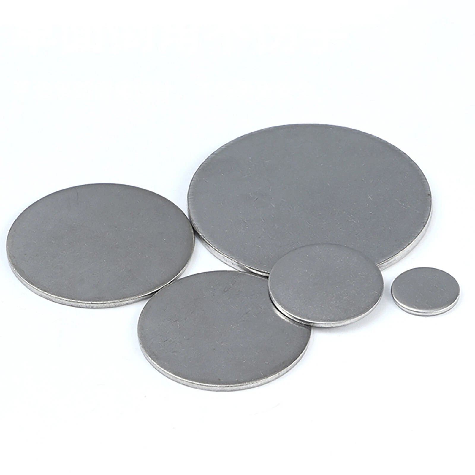 A2 Stainless Steel Blank Disc 0.5-10mm Thick 304 Laser Cut Round Sheet Plate