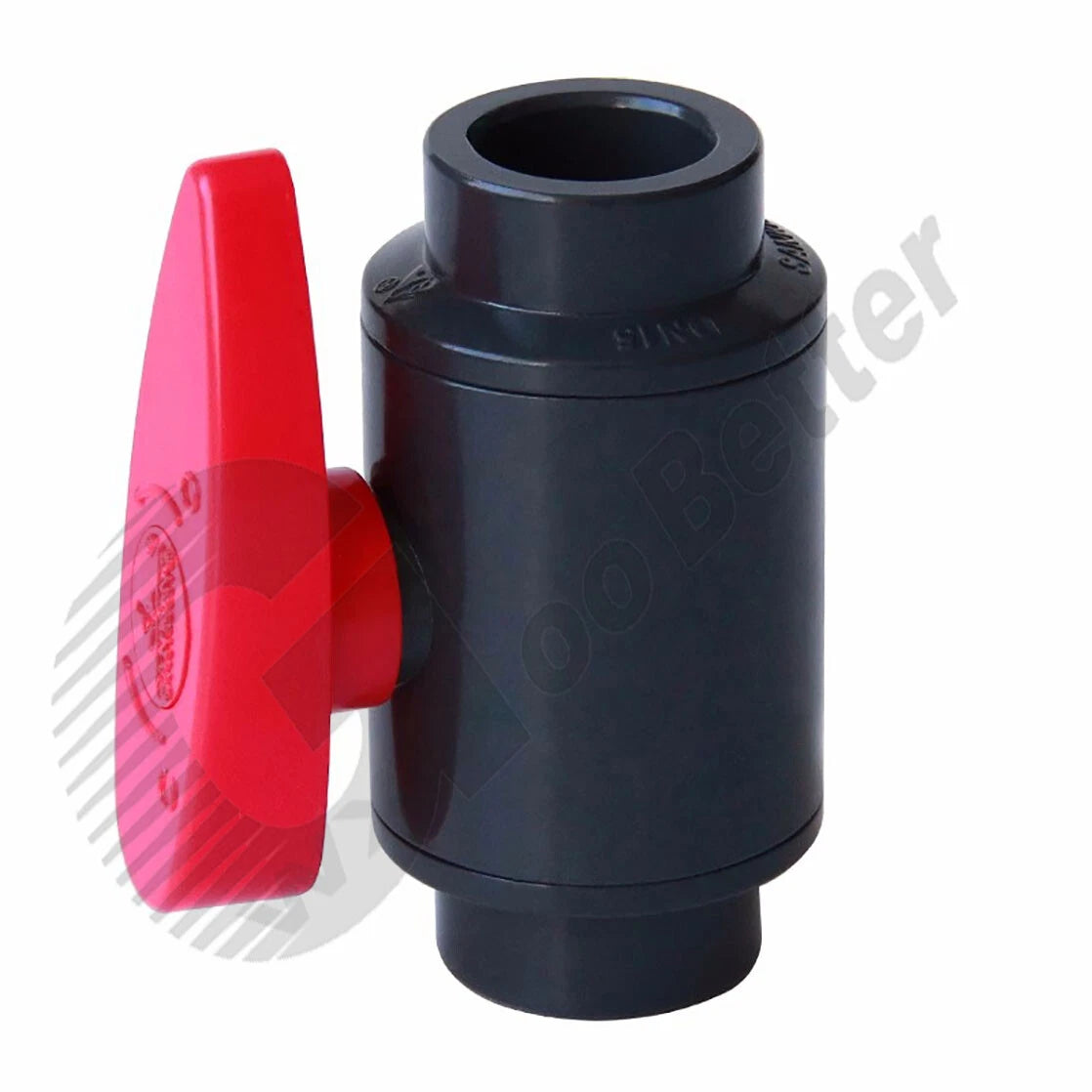 UPVC Ball Valves White Grey Φ20mm~Φ90mm UPVC Plumbing Fittings On Off Valves