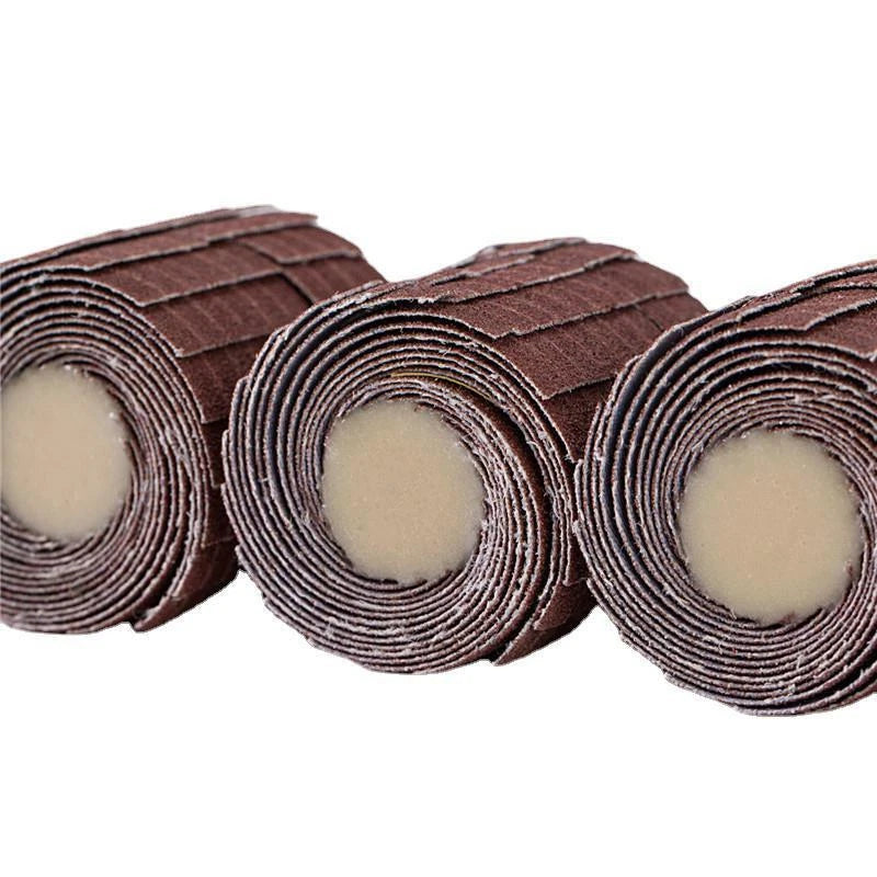 35mm Flap Wheel Disc 150-400 Grit with 6mm Mandrel – Sanding for Drill & Rotary Tool