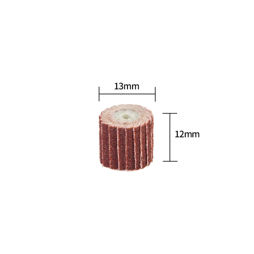 13mm Sanding Flap Wheel 80-600 Grit | Abrasive Sandpaper Disc for Dremel & Rotary Tools