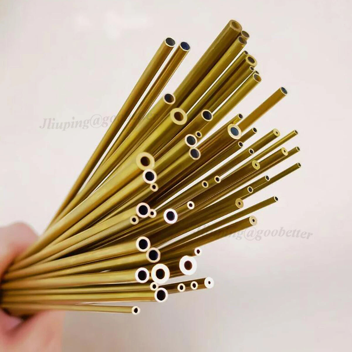 Brass Round Tube — OD 0.8–19mm, Wall 0.15–3mm, 300mm Length | Precision Brass Tubing
