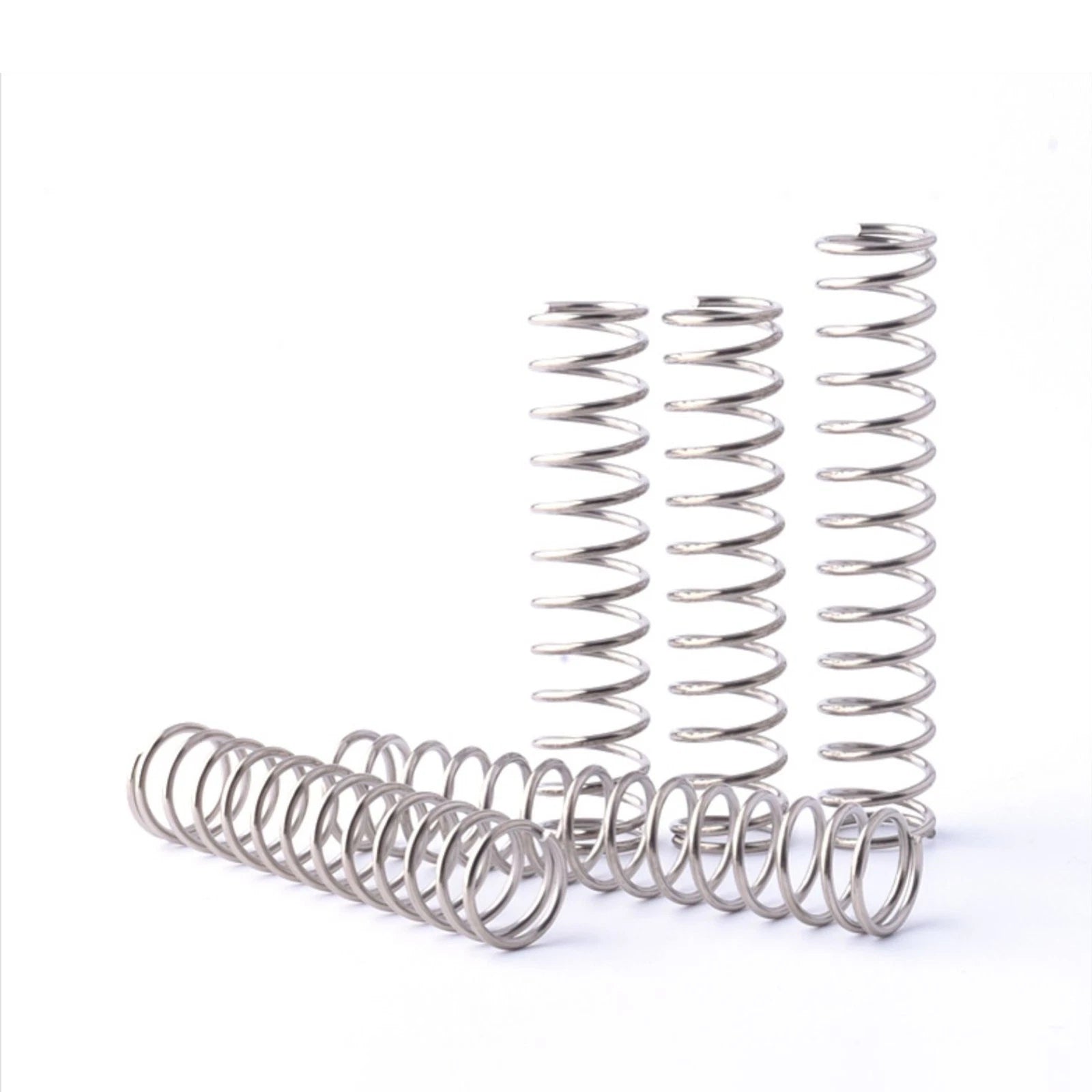4Pcs 2mm Wire Diameter 304 Stainless Steel Compression Spring Pressure Springs