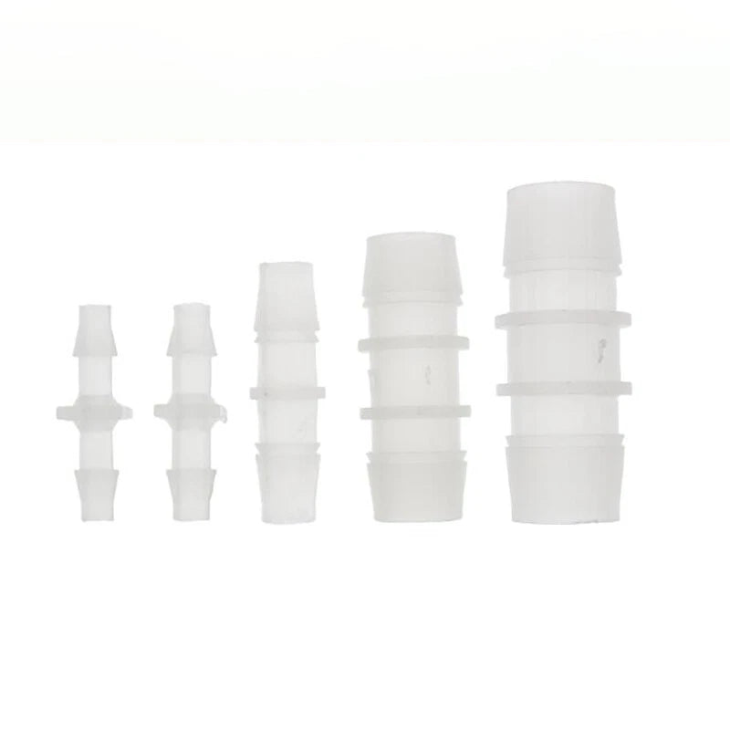 Straight Joiner Barbed Tubing Connector — Plastic Hose Coupler for Air & Water Lines 2.4–32mm