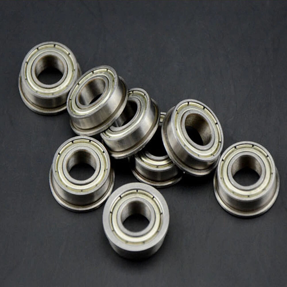 Flanged Deep Groove Ball Bearings ZZ Double Metal Shielded 2mm-12mm Bore Various