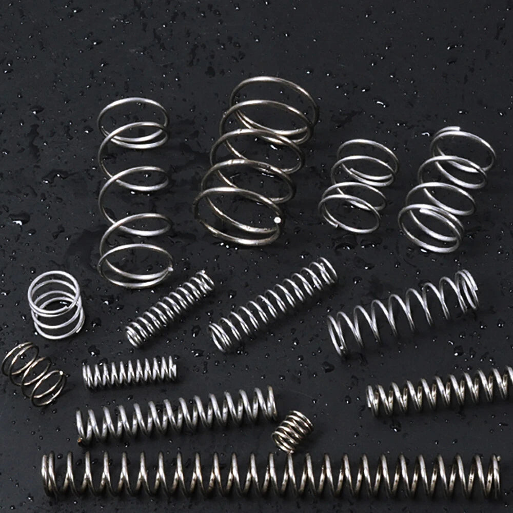 0.6mm Wire Dia Compression Springs Stainless Small Pressure Spring Replacement