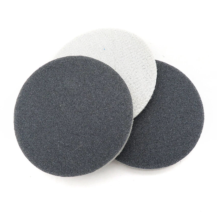 75mm 100mm Hook & Loop Sanding Pads Discs Wet Dry Foam Sponge Sandpaper All Grit