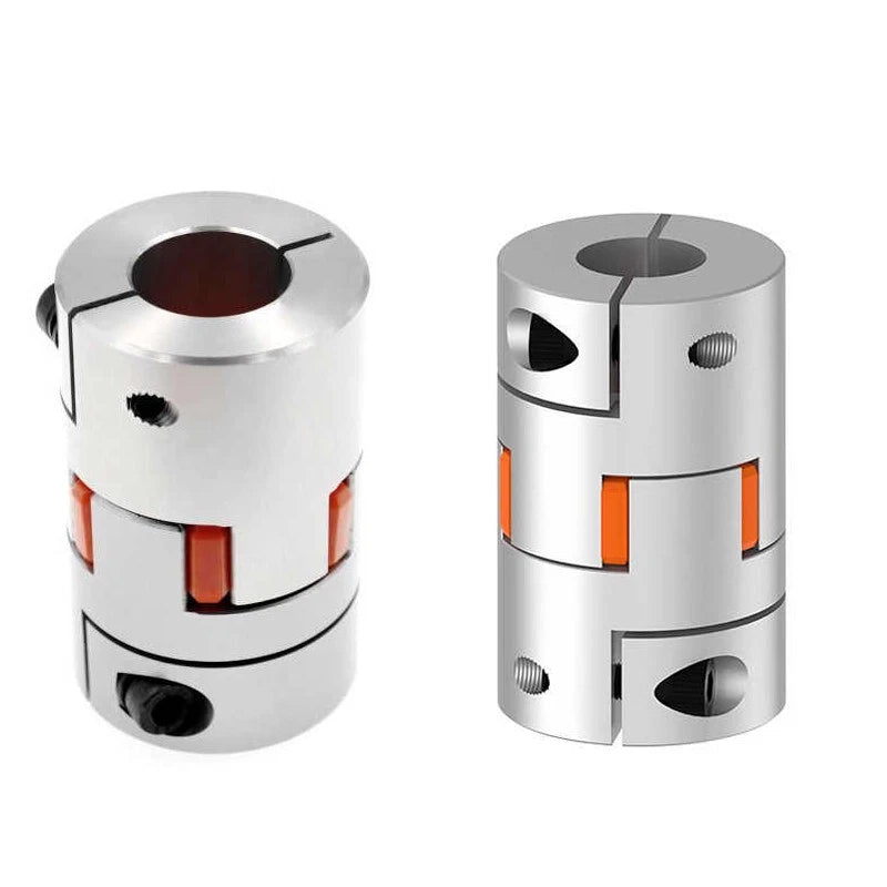 CNC Shaft Coupler Aluminum Alloy Flexible Plum Spider Jaw Coupling All Bore Size