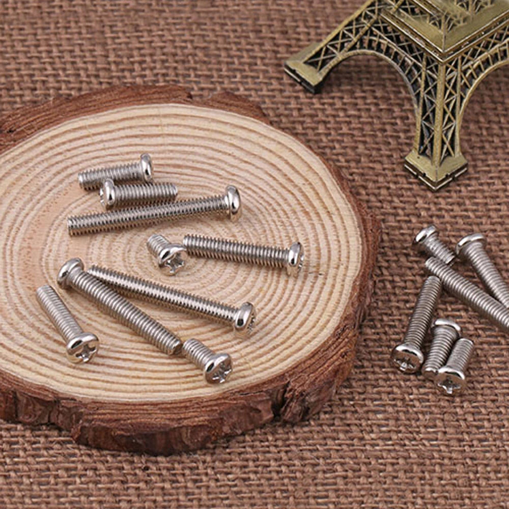 Pan Head Phillips Machine Screws | M1.4 to M5 | Nickel Plated | Multiple Lengths