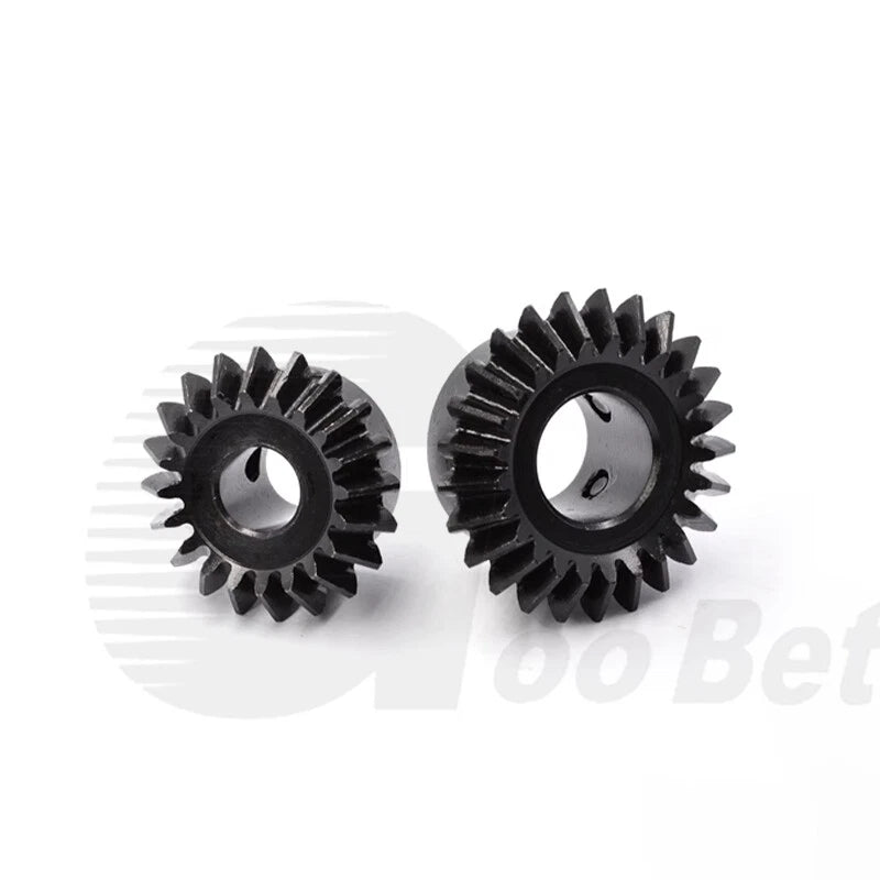 Mod 1.5 Bevel Gear C45 Steel 1:1.25 Ratio 20/25 Tooth 8-16mm Bore Hardened Black