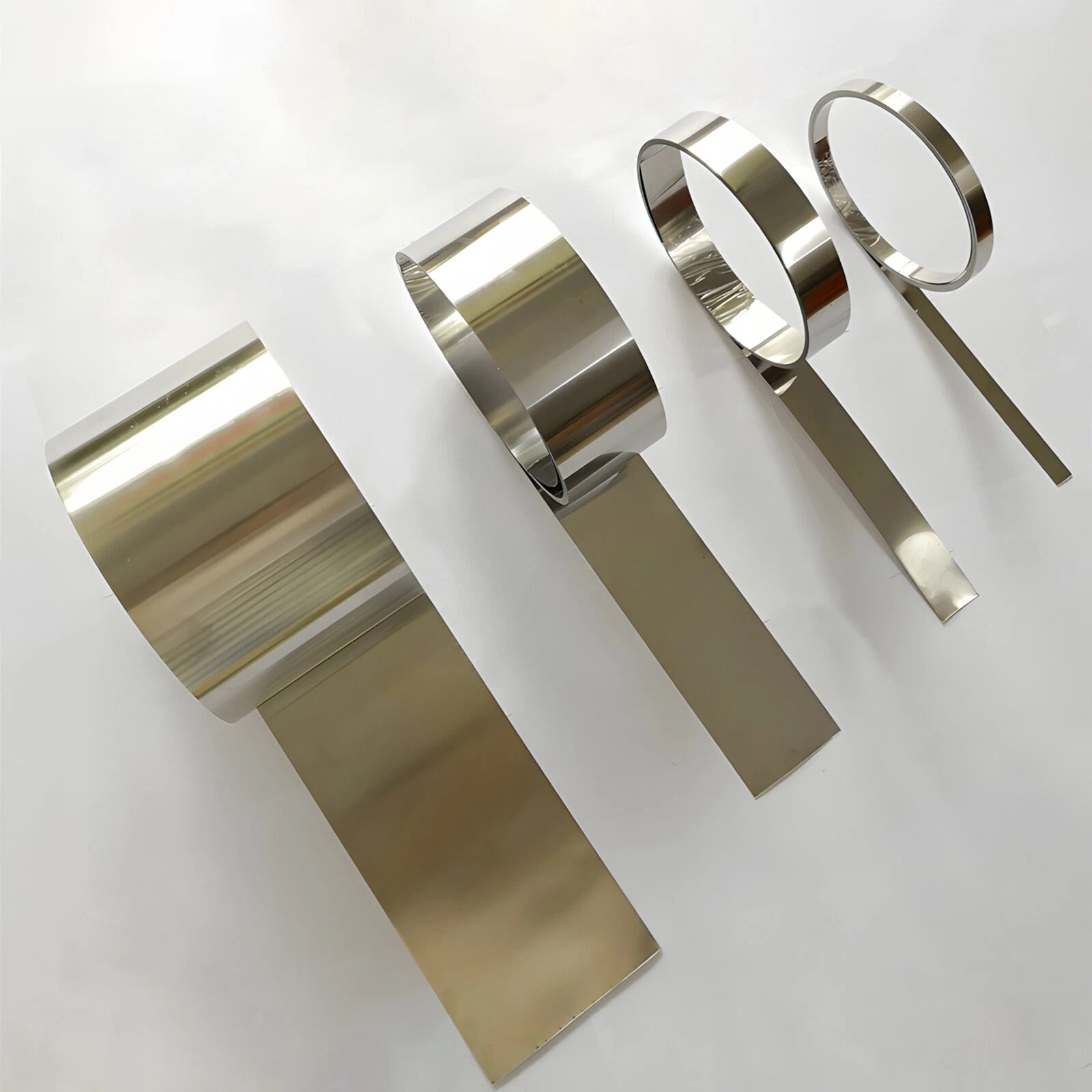 304 A2 Stainless Steel Thin Plate Band Foil Sheet 0.01mm-0.5mm Metal Strip Roll